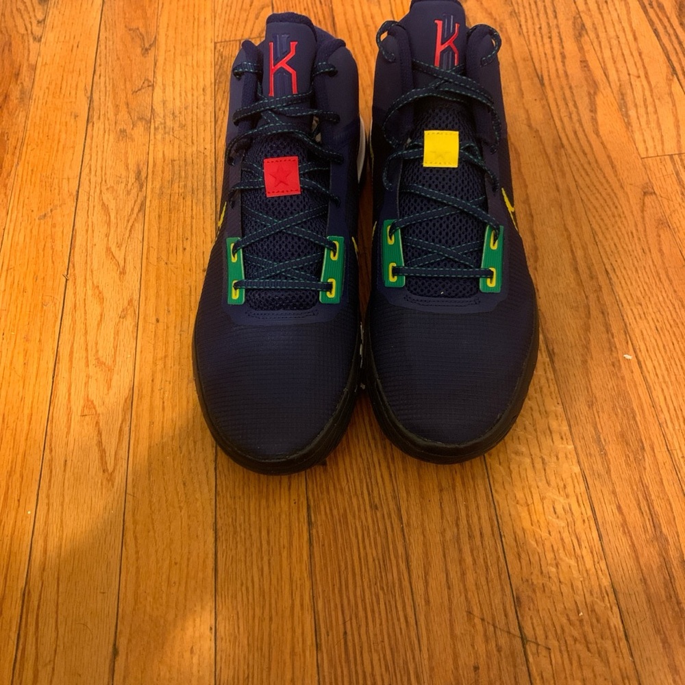 Nike Navy and Yellow Athletic Shoes